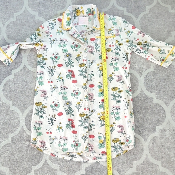 Bando Dress Pajama Floral Print Size Medium - Picture 13 of 13